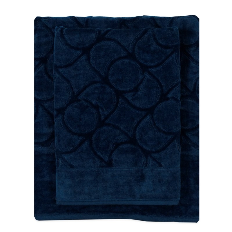 Greyhound Monogram -  1+1 sponge towel set by Trussardi Home