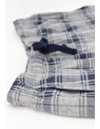 Pigiama caldo cotone interlock stampa tartan Perofil VPRT92676