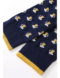 Calza lunga caldo cotone boccali birra Perofil VPRC92731BL