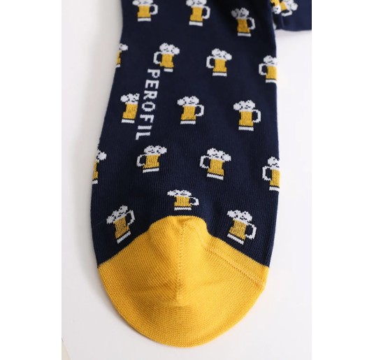 Long socks winter cotton beer mugs by Perofil VPRC92731BL 2