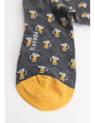 Calza lunga caldo cotone boccali birra Perofil VPRC92731GR
