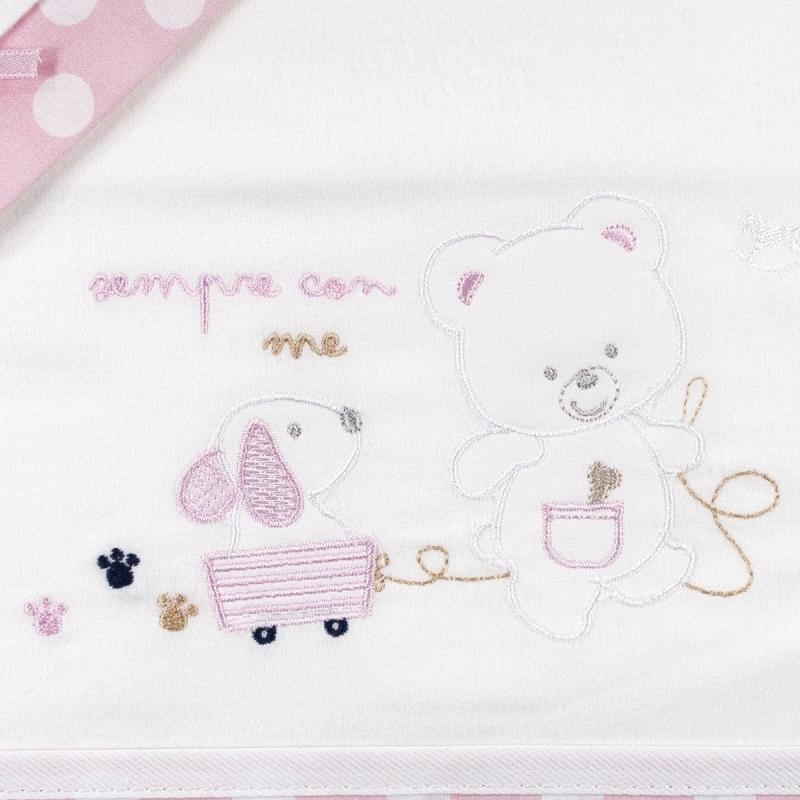 Cot bed sheet set flannel 3 pieces...