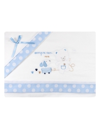 Cot bed sheet set flannel 3 pieces FLL925AZ