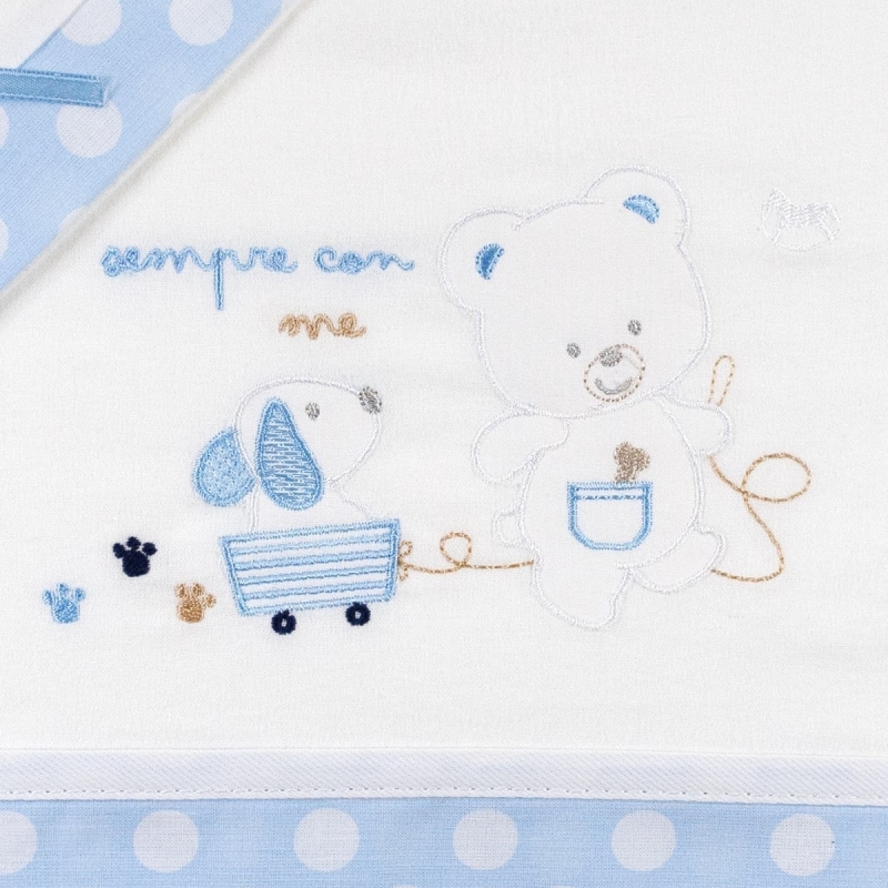 Cot bed sheet set flannel 3 pieces...