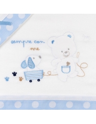 Cot bed sheet set flannel 3 pieces FLL925AZ