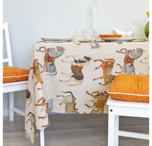 Etro - table cloth with napkins by Maestri Cotonieri -... 2