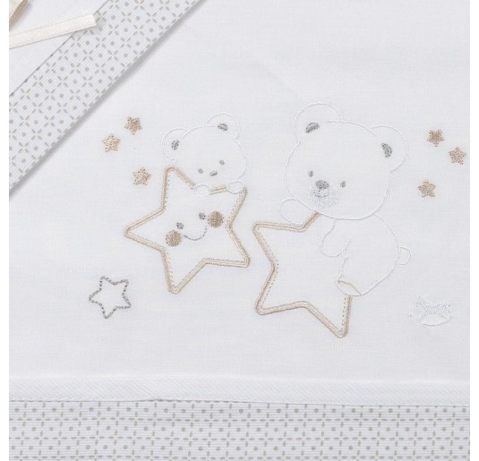 Set lenzuola culletta e carrozzina Mio Piccolo LC833PA 2