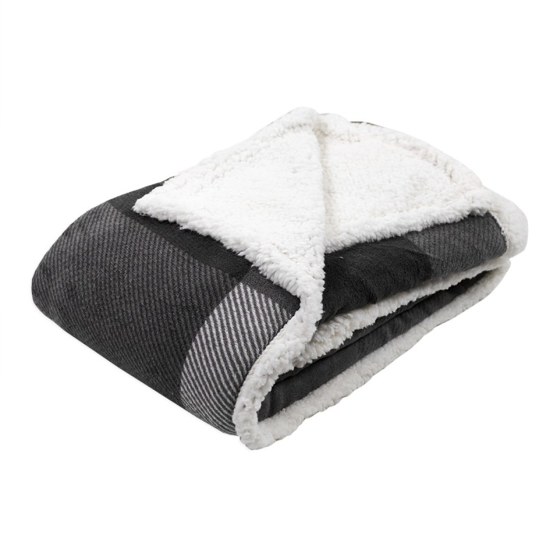 Aquares - plaid sherpa fleece 120x150 cm