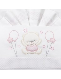 Cucciolo - Set lenzuola per culla e carrozzina Fatina 03290RR