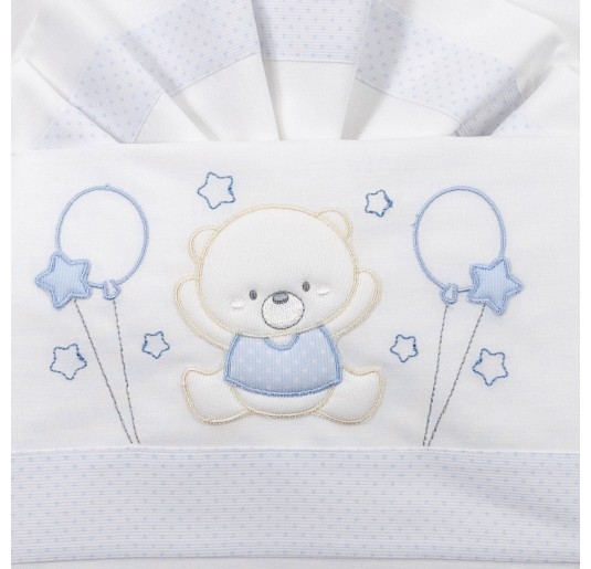 Cucciolo - cradle and pram sheet set by Fatina 03290AZ 2