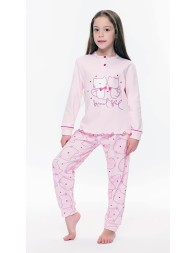 Girl pajamas winter cotton interlock by Gary S20008