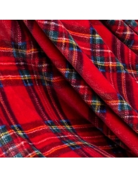 Tartan - plaid in morbido e soffice pile 130x160 cm