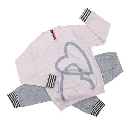 Girl pajamas interlock by Bip Kids 6526RC