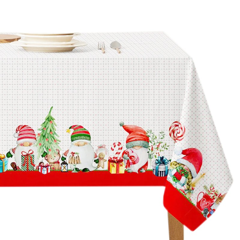 Elf - christmas tablecloth pure cotton - various sizes: