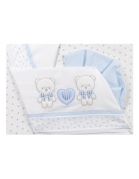 Set lenzuola culletta e carrozzina Bruco Bruco EC1970AZ