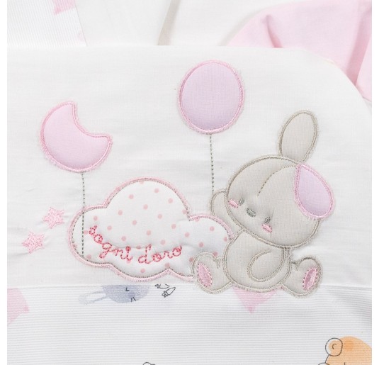 Cradle Pram sheet set coton by Bruco Bruco EC1965RR 2