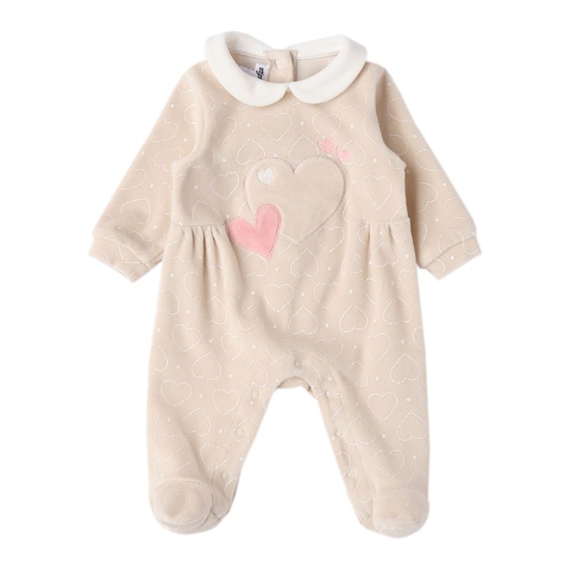 Baby onesie chenille Mignolo Dodipetto 27115BG