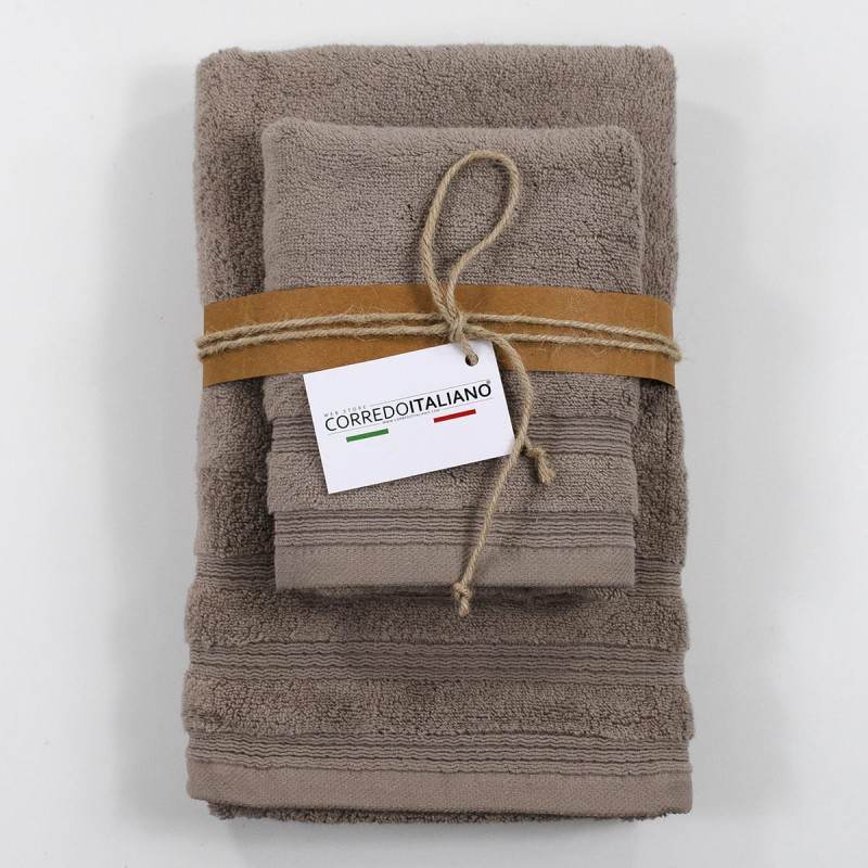 Soffio - Towel + Guest set by Corredo Italiano® Terry cotton 650 gr/mq
