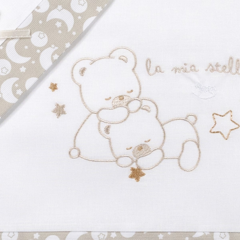My little star - Cradle Pram sheet...