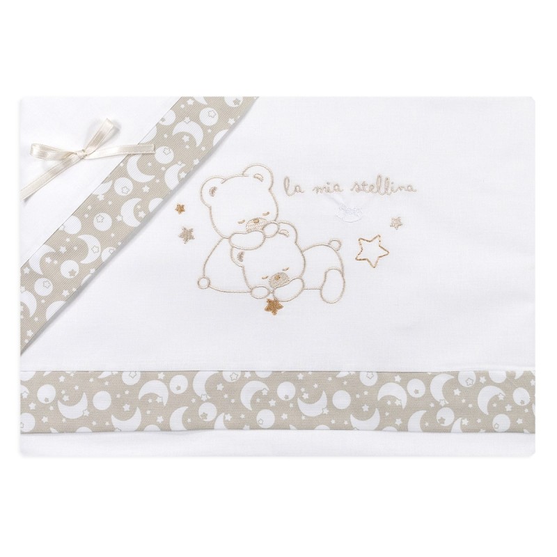 Cot bed sheet set by Mio Piccolo LL922TT