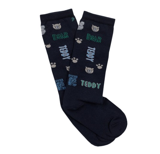 Teddy Bear - Baby socks winter cotton by Mafer BML7886 2