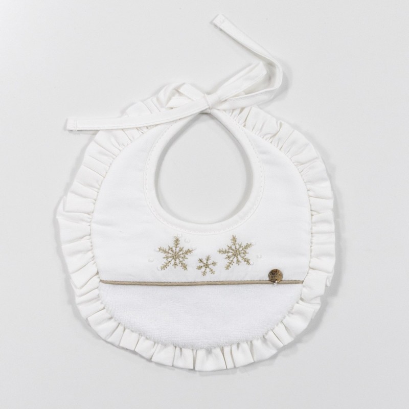 Bib in embroidered trimmed sponge by Coccode' C58600