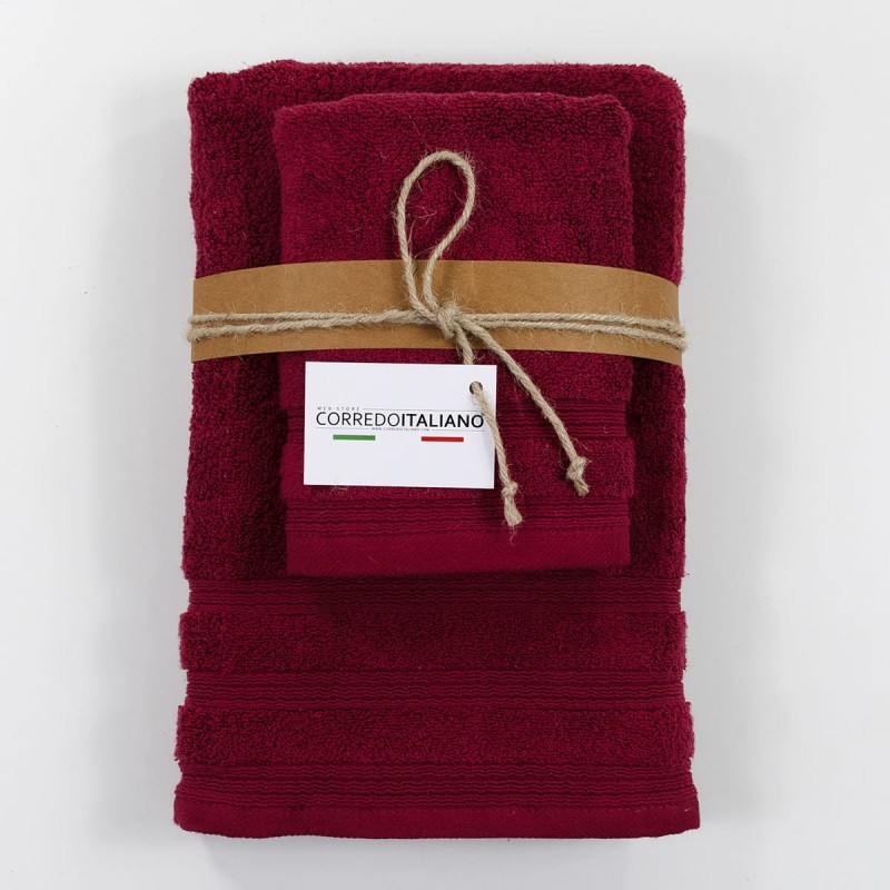 Soffio - Towel + Guest set by Corredo Italiano® Terry cotton 650 gr/mq