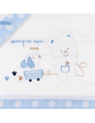 Cradle Pram bed sheet set flannel 3 pieces FLC925AZ