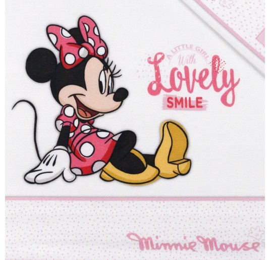 Minnie Lovely - Cot Bed Sheet Set Disney EL0333RR 2