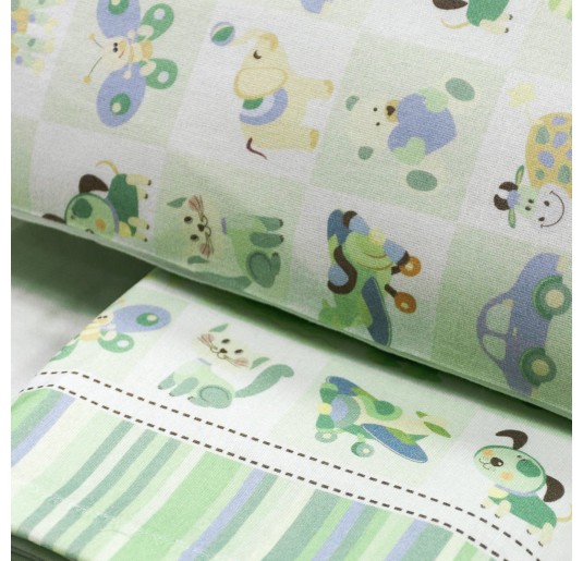 Cot bed sheet set flannel MIFL015VV 2