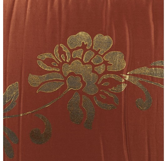 Lipari - queen size bed quilt maxi - plum 2