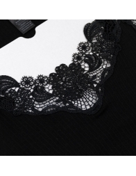 Top spalla Larga con pizzo macrame' Artimaglia 8515