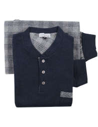 Pigiama serafino invernale Conquista taglia Maxi