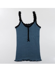 Marta - Shoulder strap top with lace by Ma.di.Va.