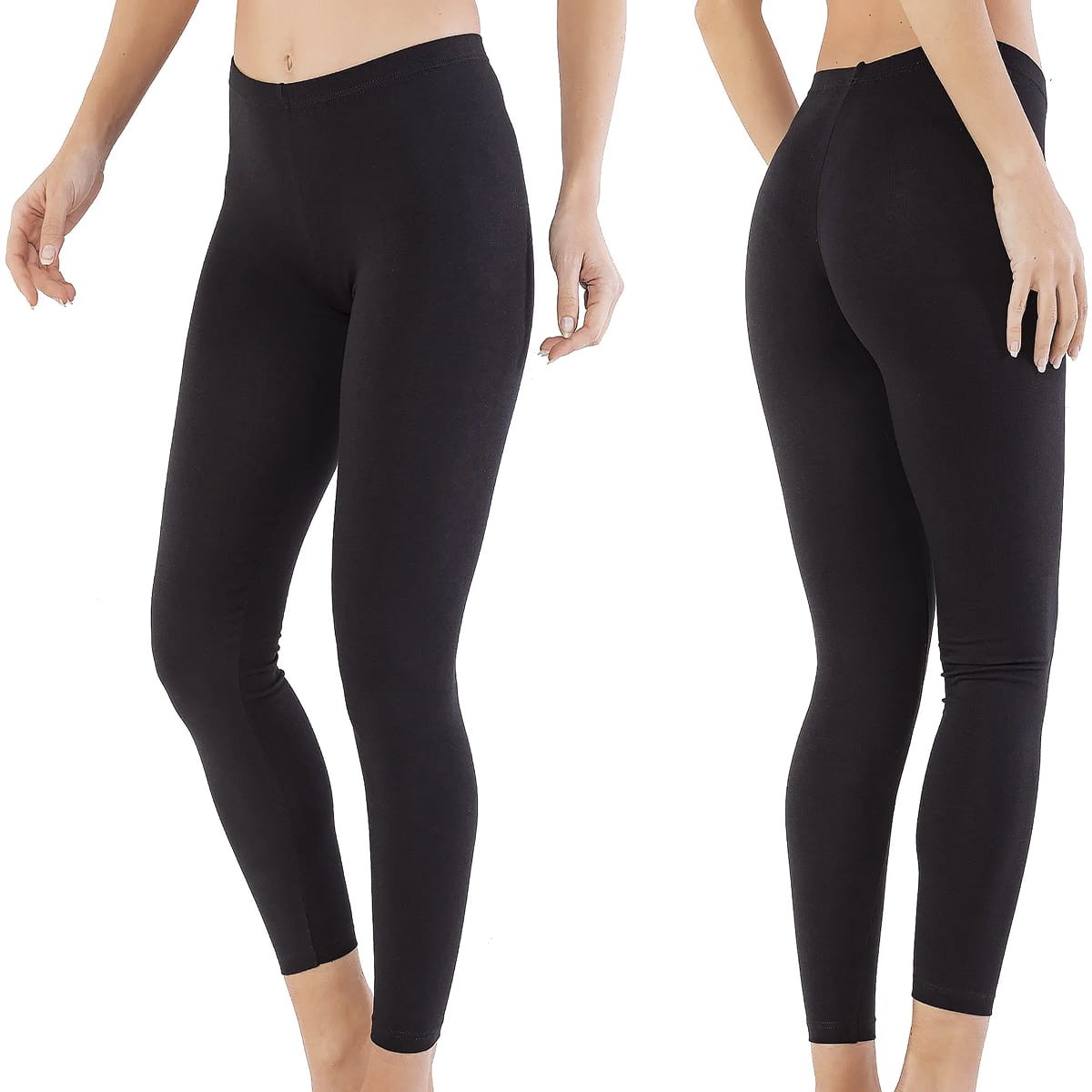 Leggings Jadea in cotone elasticizzato 4192 - Bild 5 von 5