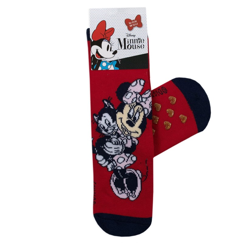 Minnie - Calzini Antiscivolo in caldo Cotone Disney HW0627