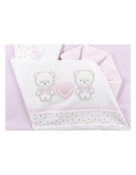 Cradle Pram sheet set by Bruco Bruco EC1970RR