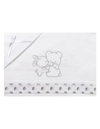 Cot bed sheet set Mio Piccolo LL924GR