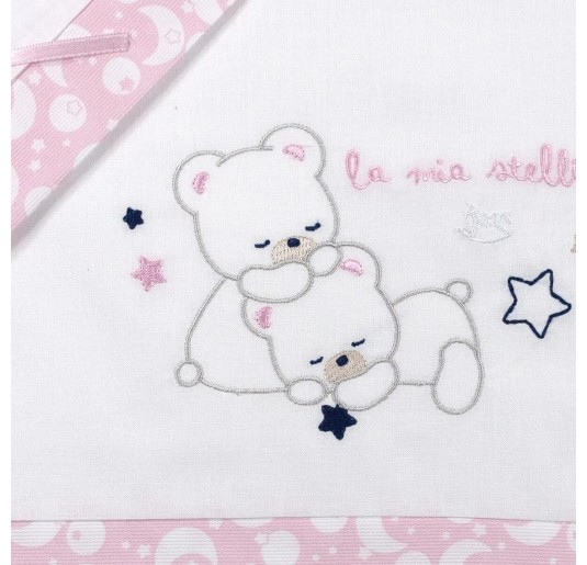 Cot bed sheet set Mio Piccolo LL922R 2
