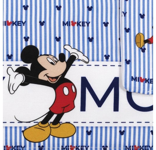 Topolino - Set lenzuola culletta e carrozzina Disney... 2