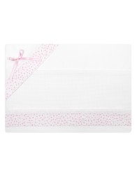 Set lenzuola culla carrozzina ricamabile CI13AI06PQRR