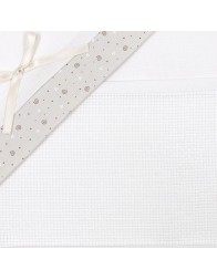 Cradle Pram sheet set to embroider CI13AI05PQBG