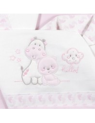 Hello! - Set lenzuola culletta e carrozzina Bruco Bruco EC1907BR