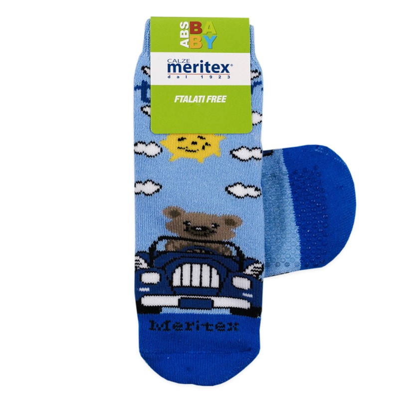 Baby Bear - Anti-slip socks in warm cotton