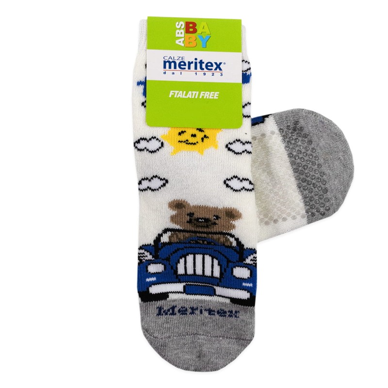 Baby Bear - Anti-slip socks in warm cotton