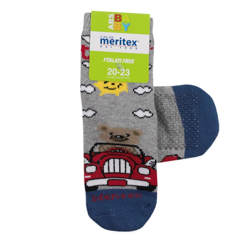 Baby Bear - Anti-slip socks in warm cotton