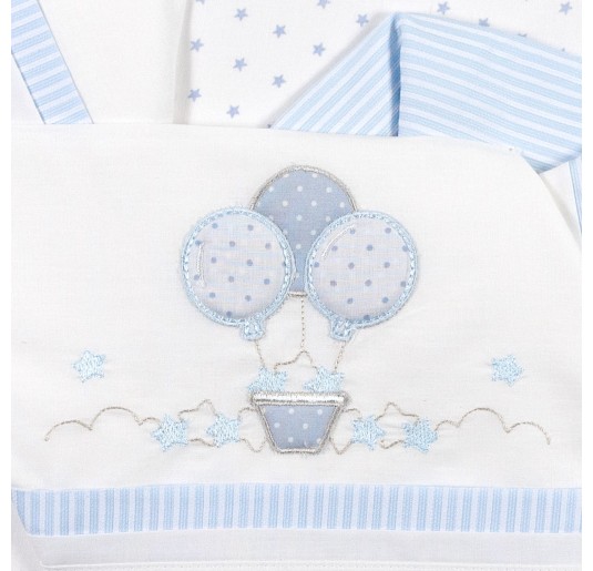 Cradle Pram sheet set coton by Bruco Bruco EC1994AZ 2