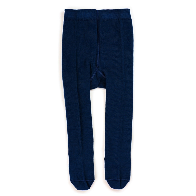 Baby warm cotton tights - Blue