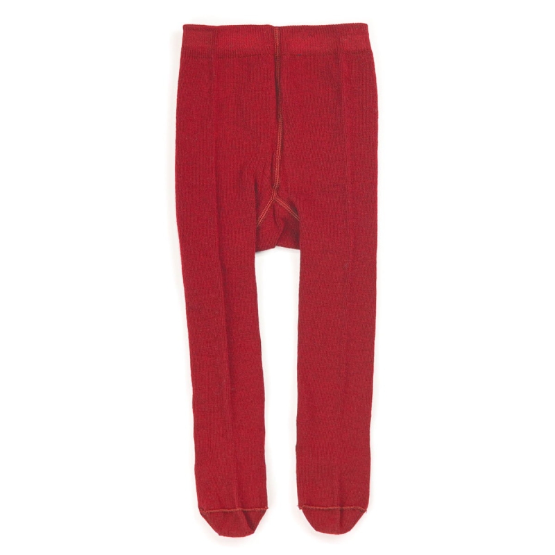 Baby warm cotton tights - Red