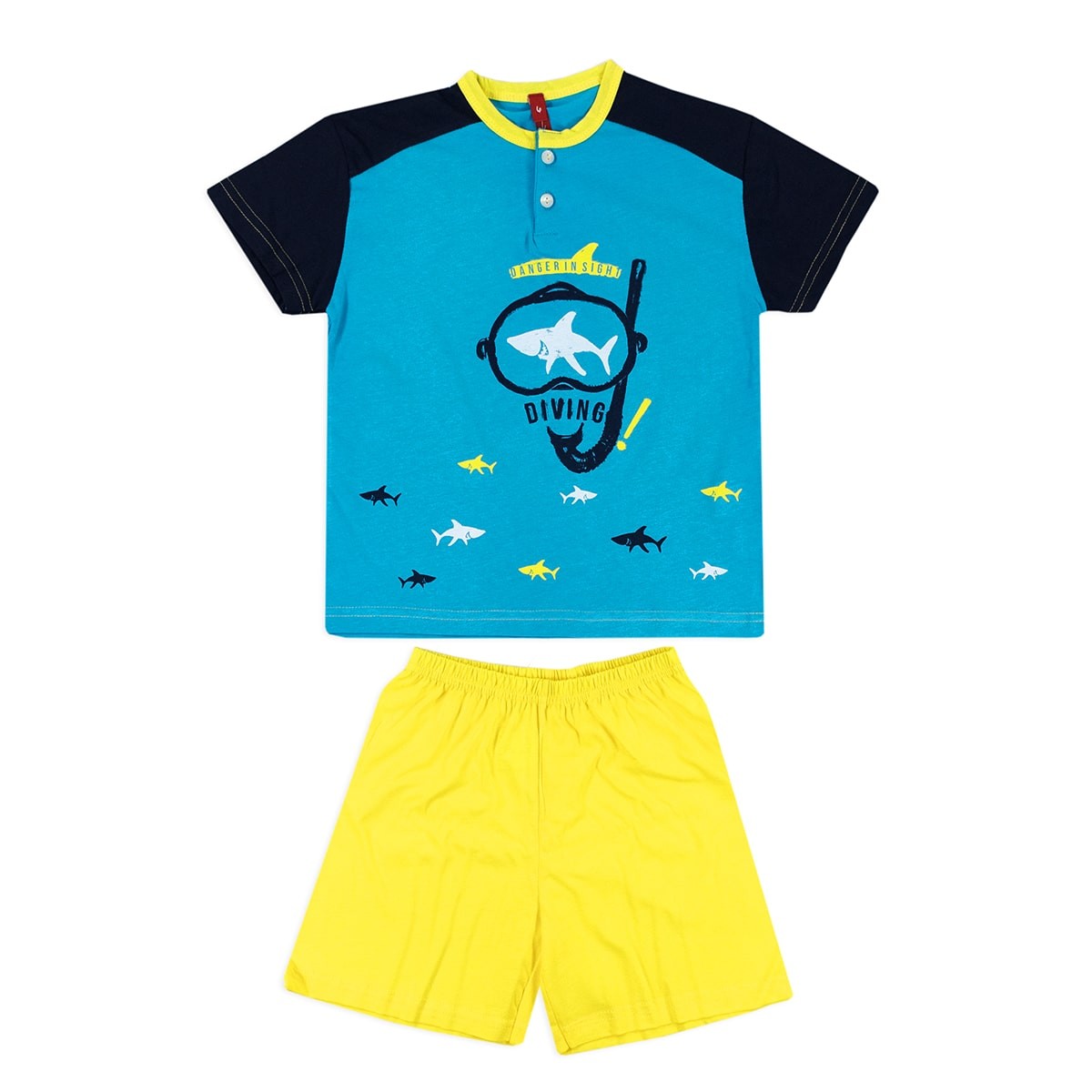 Boy Short pajamas by Bip Kids 2465ALO | Corredo Italiano